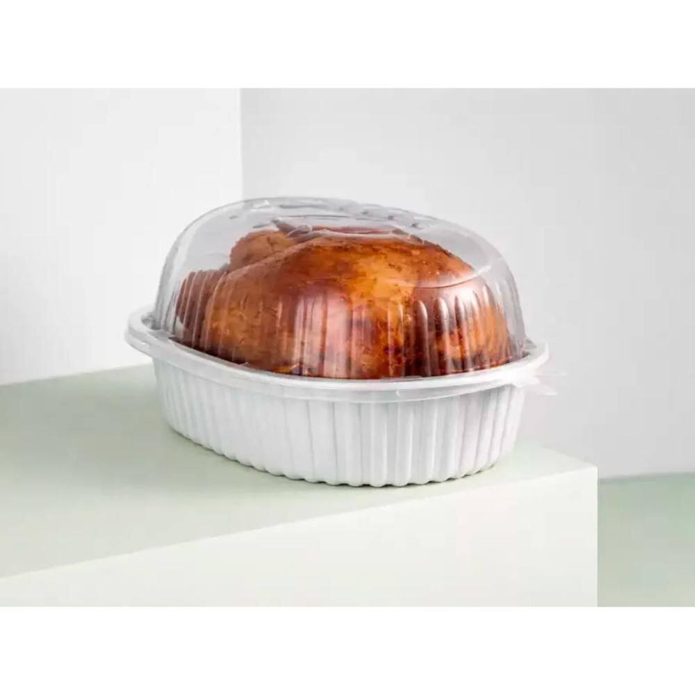 100un Embalagem Plástica para Frango G101 Branco Galvanotek