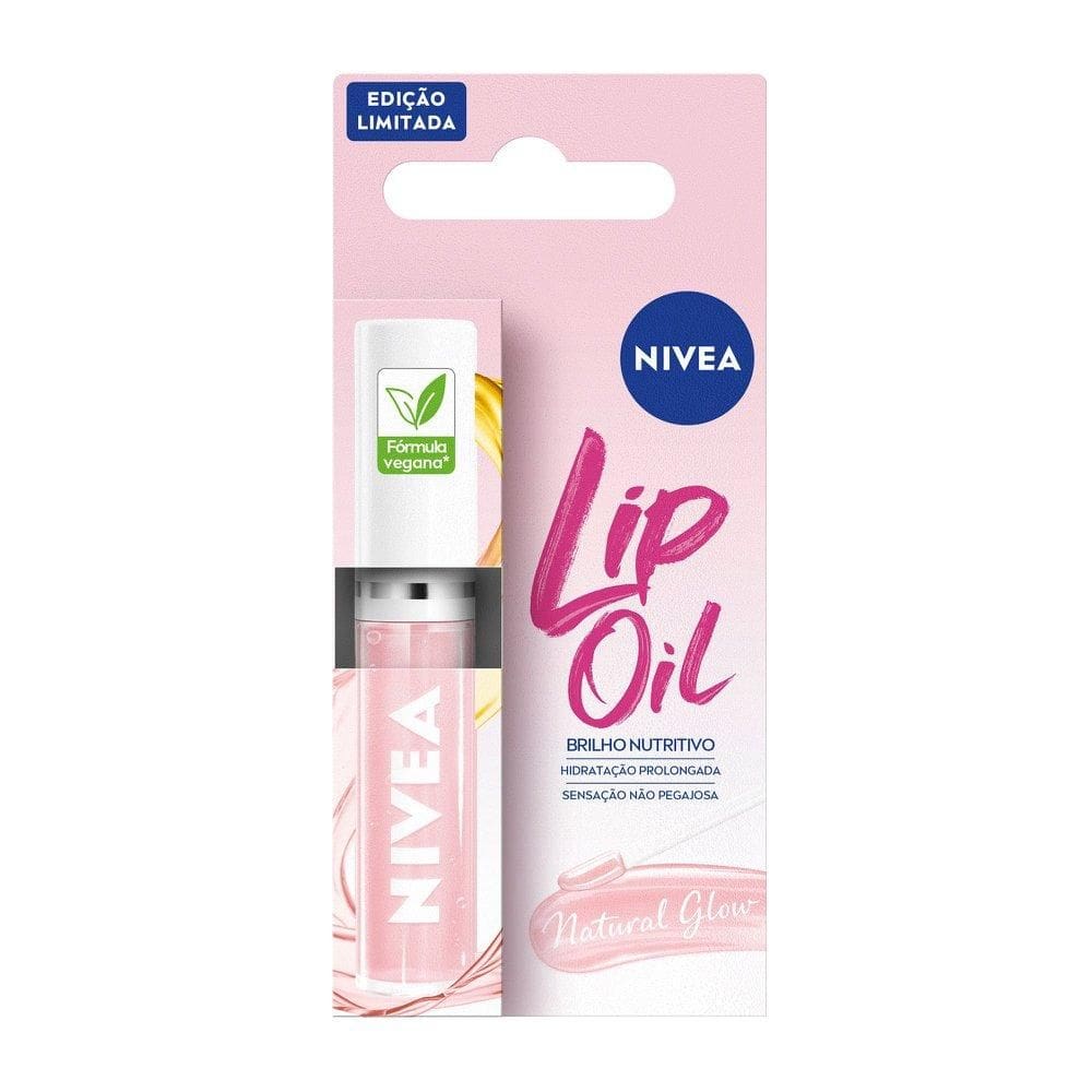 Lip Oil NIVEA Brilho Nutritivo Natural Glow 5,5ml