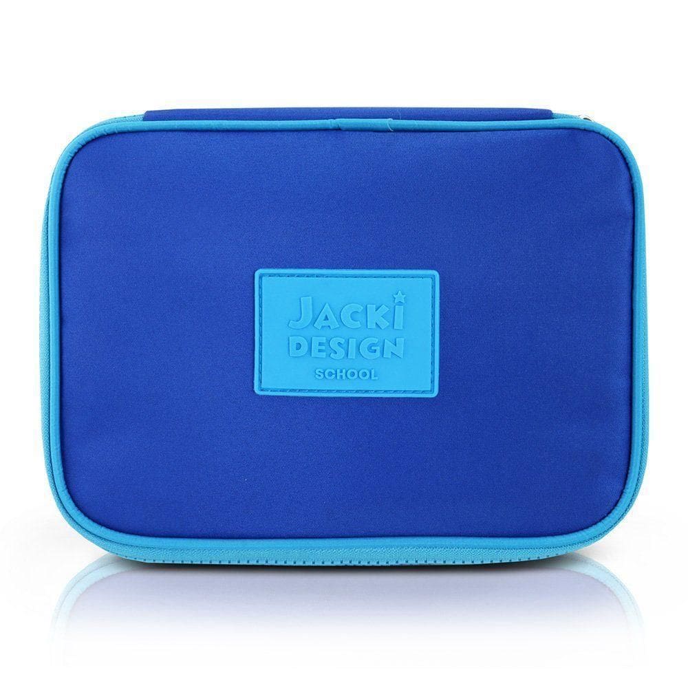 Estojo Box Organizador Escolar Com Divisórias E 24 Elásticos