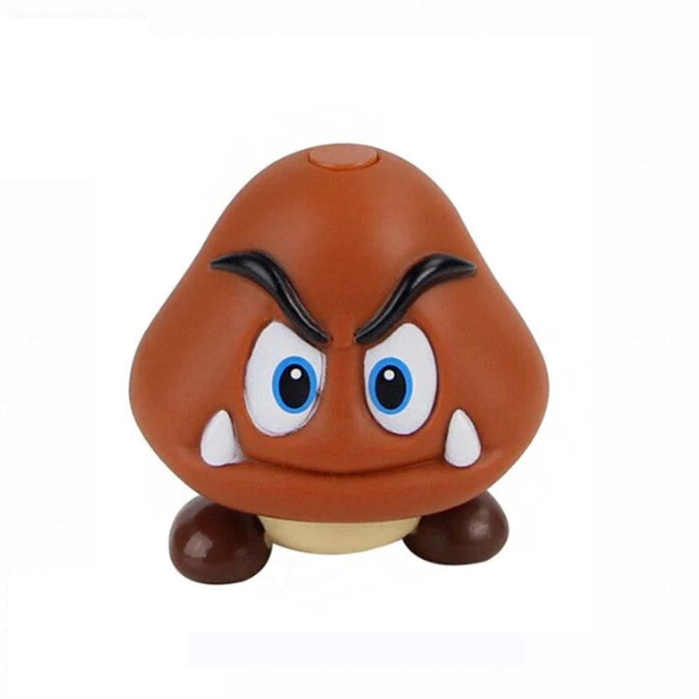 Boneco Super Mario Bros Goomba  Action Figure 6Cm Pvc