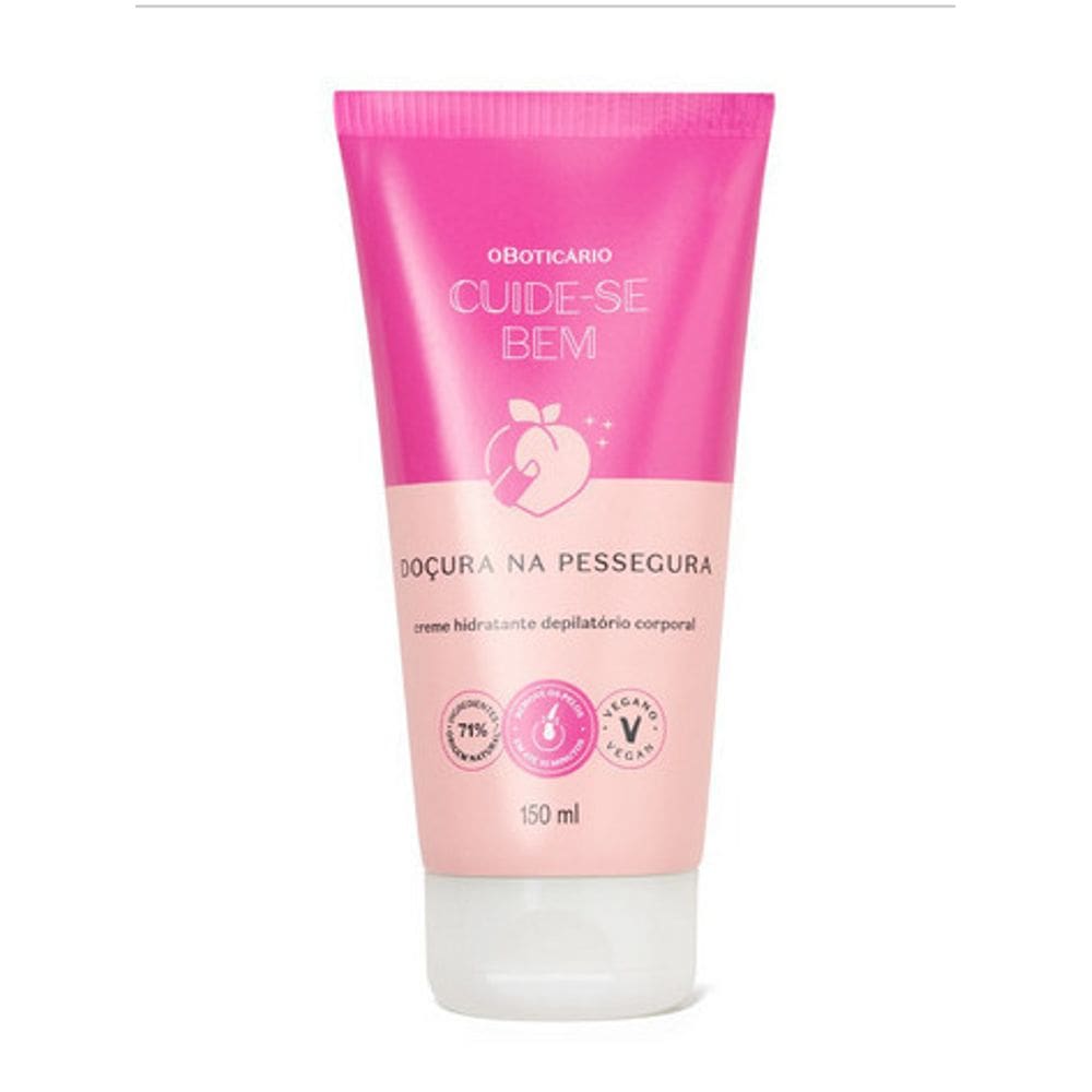 Creme Hidratante Depilatório Corporal Cuide-se Bem Doçura na Pessegura 150ml