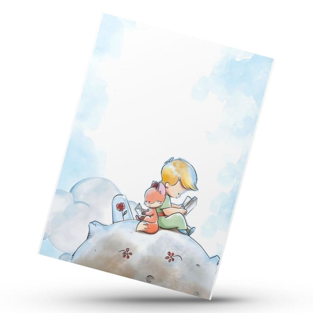 Placa Quadro Metal Pequeno Príncipe Decoração Quarto Bebê