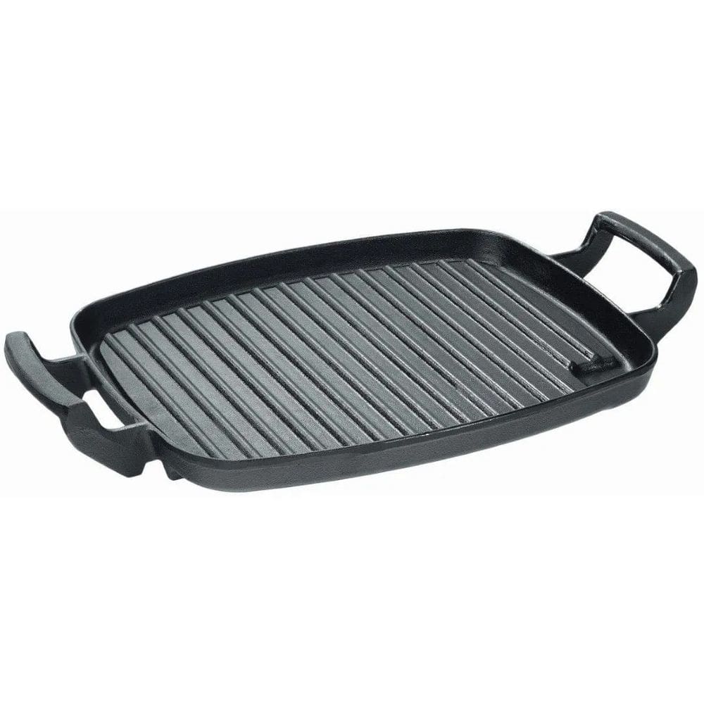 Chapa grill retangular ferro 30x24x7cm alça de ferro – Panela Mineira