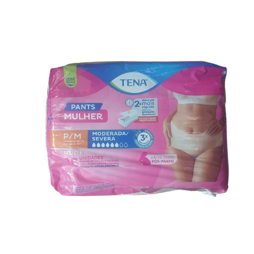 Fralda Geriatrica Tena Pants Mulher Nude P/M C/16