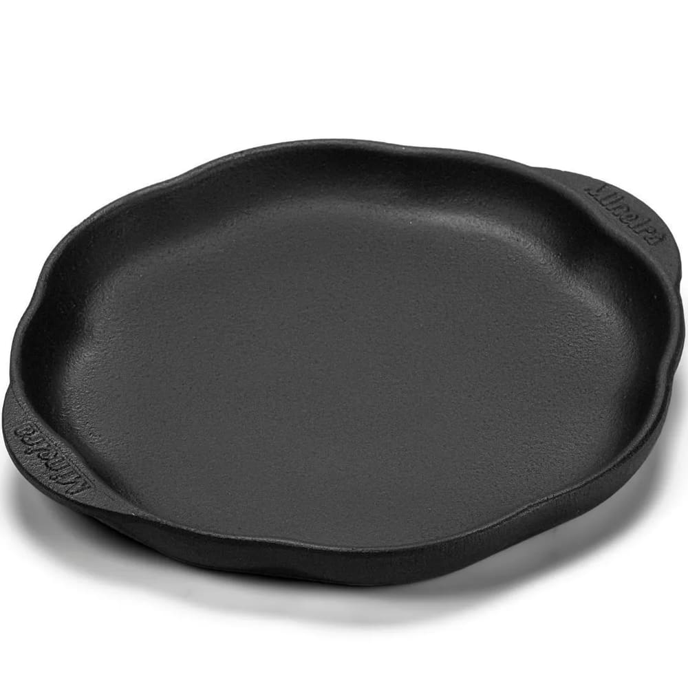 Chapa petisco redonda ferro fundido 24cm – Panela Mineira