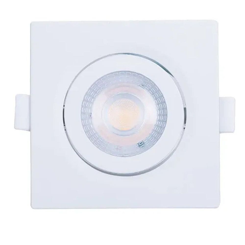 Spot Led de Embutir Quadrado Branco 7W Nordecor/MBLed