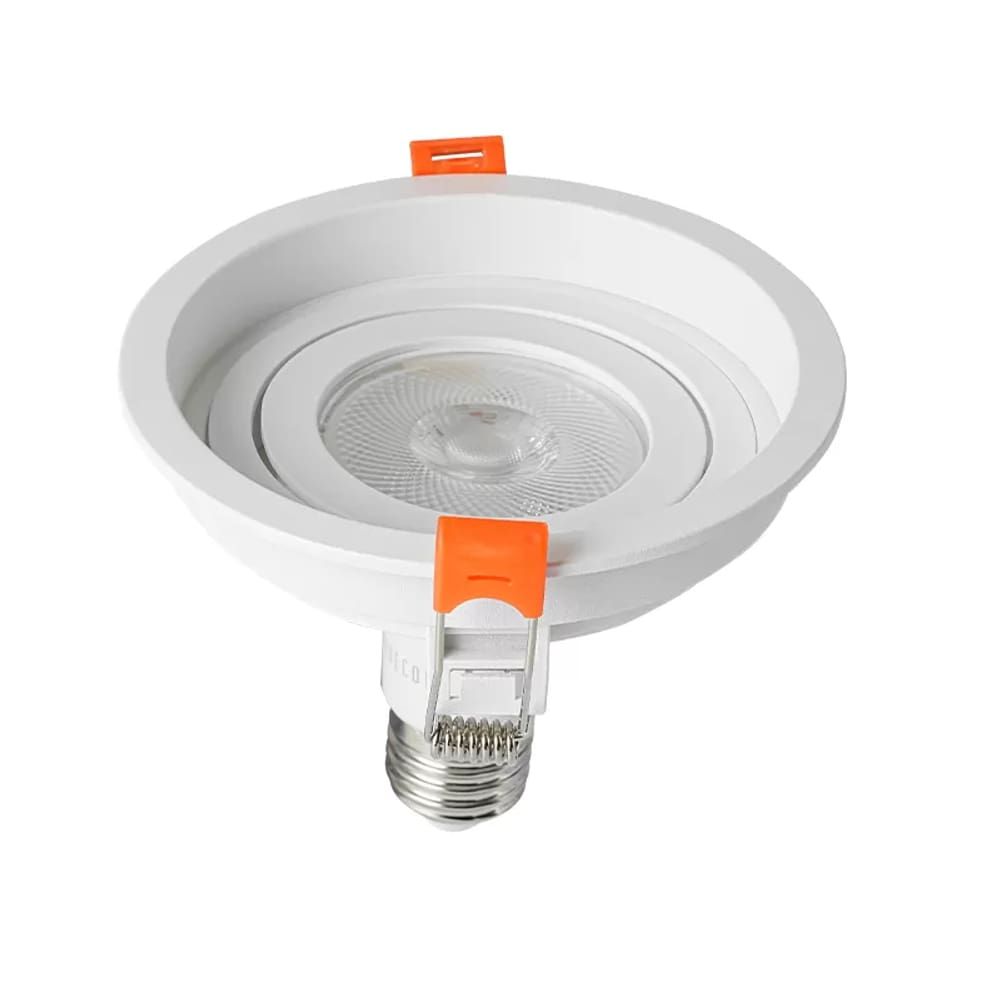 Spot de Embutir Recuado Nordecor Loyo para 1 Lâmpada PAR20 Redondo