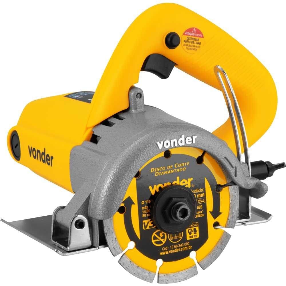 Serra Mármore SMV 1300 com disco diamantado 1300W 220V Vonder