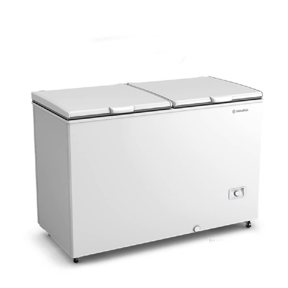 Freezer Horizontal Inverter 2 Tampas Metalfrio Dupla Ação 417 Litros DA420IF Branco - Bivolt