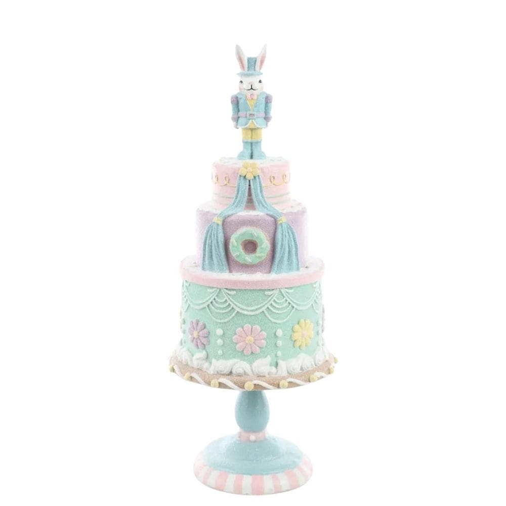 Bolo De Pascoa Decorativo My Lord C/ Coelho 41,5x17x17cm 1098863 1Unid