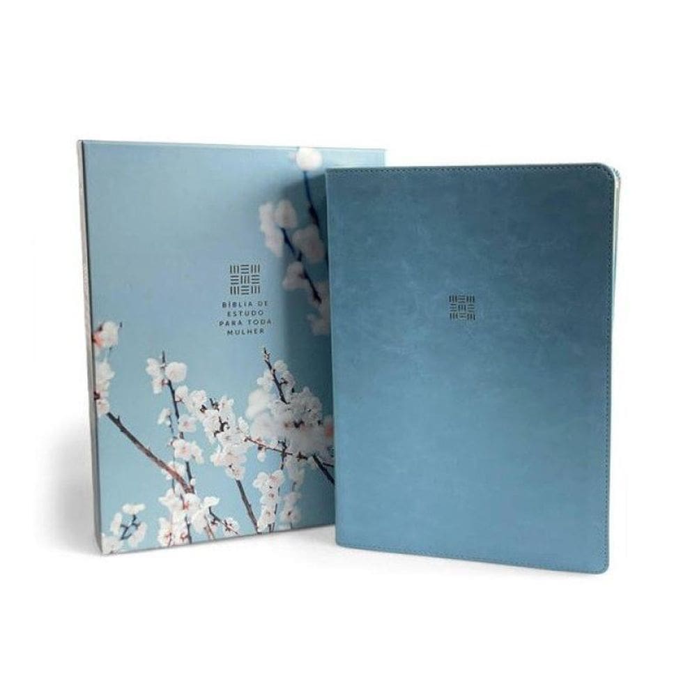 Bíblia De Estudo Para Toda Mulher (Nvt) - Capa Azul