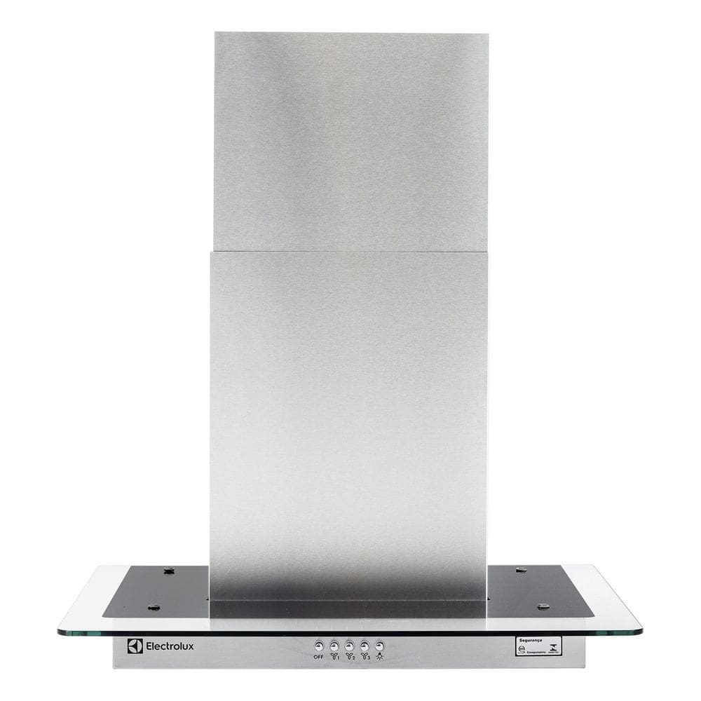 Coifa De Parede 60cm Inox Com Vidro Led 220v - Electrolux