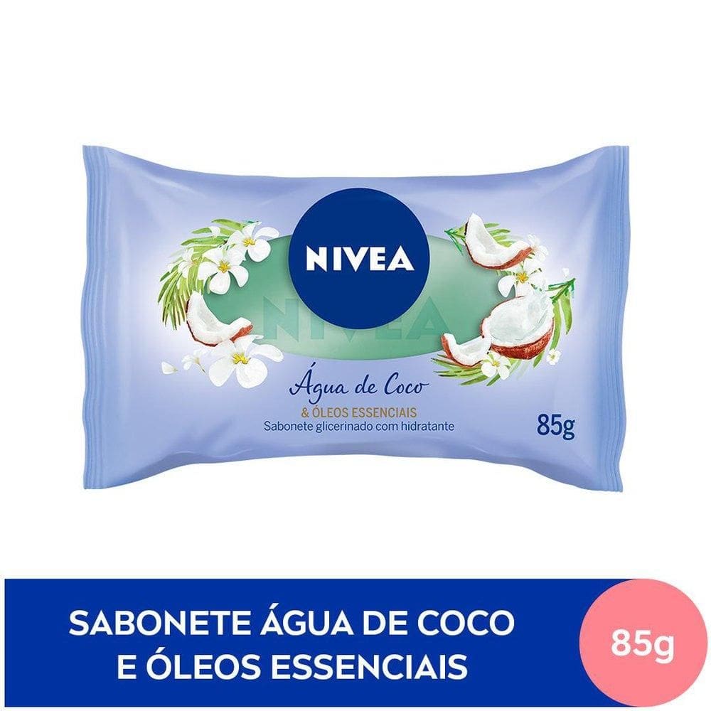 Sabonete em Barra NIVEA Água de Coco & Óleos Essenciais 85g