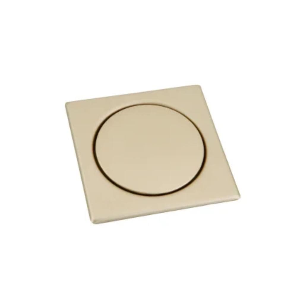 Grelha Quadrada De Pressão Inox 304 Dourado Matte Bl 10x10