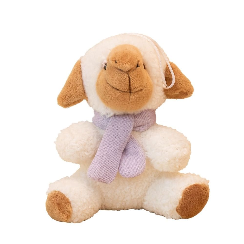 Pingente Pelucia De Páscoa Mini Ovelha Candy Lilas 13cm 1Un
