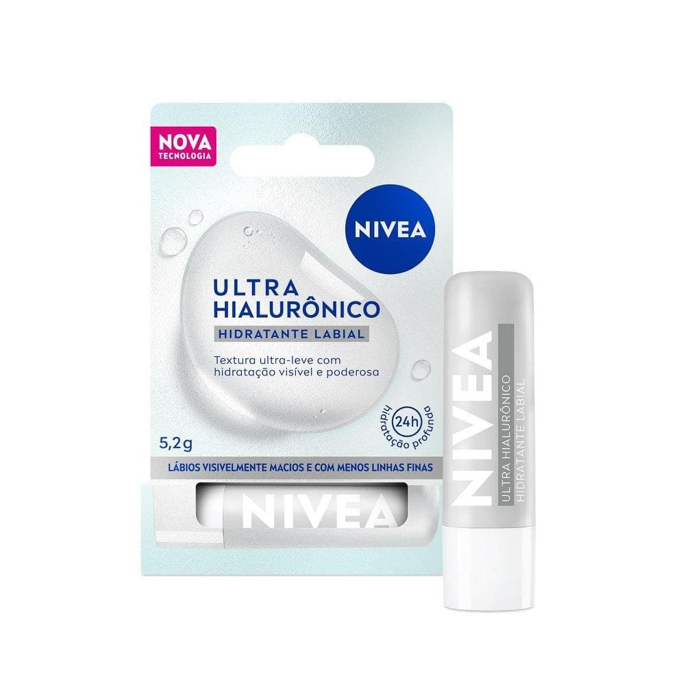 Hidratante Labial NIVEA Ultra Hialurônico 5,2g