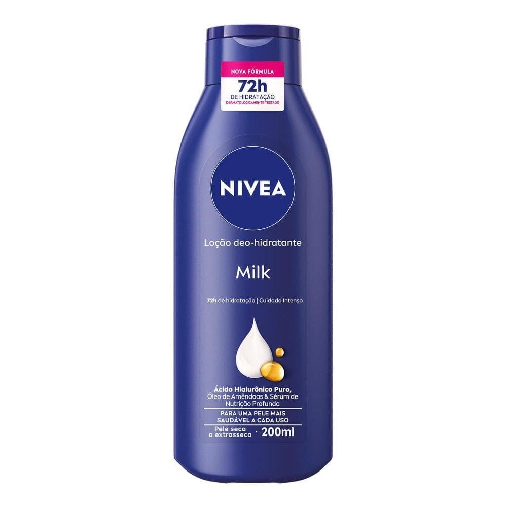 Loção Deo-Hidratante NIVEA Milk 200ml