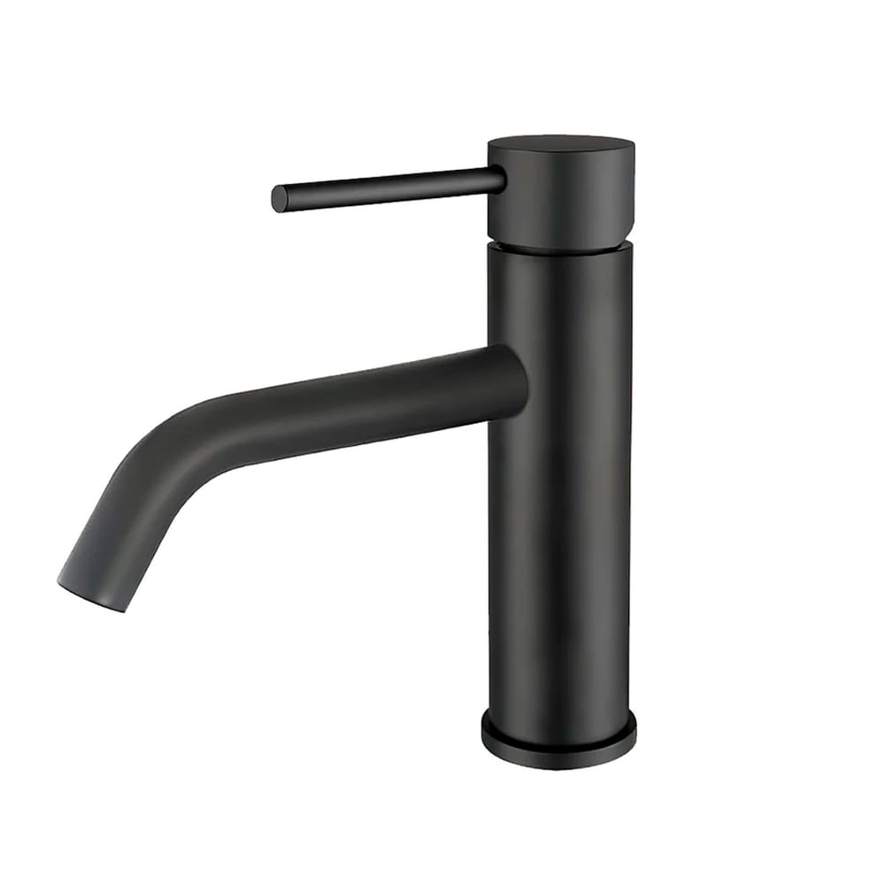 Torneira de Água Fria Bica Baixa para Banheiro Acabamento Black Matte DP9101