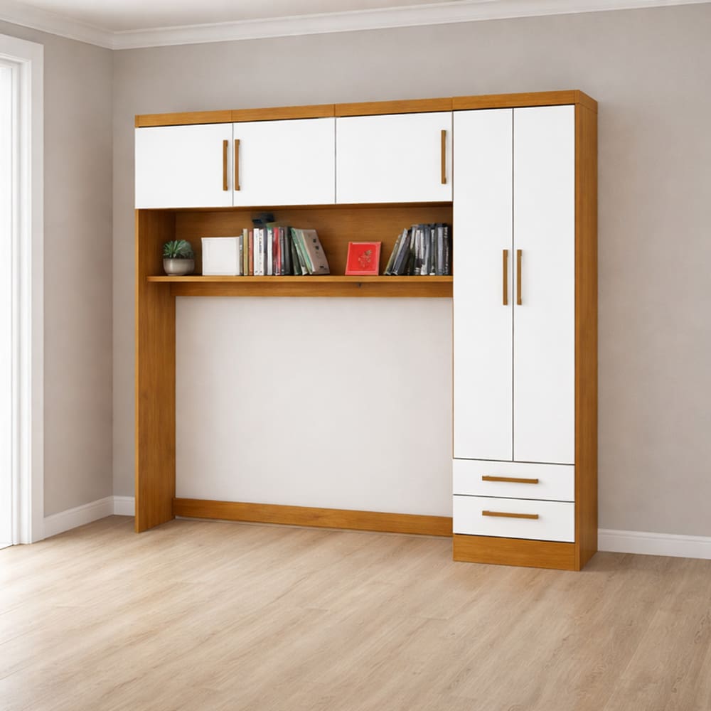 Modulado com aéreo 5 portas 2 gavetas Velvet -Grand Line