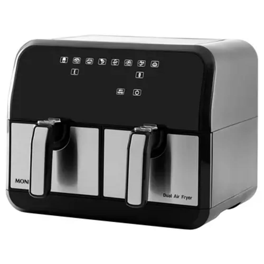 Air Fryer Mondial Dual Duplo Cesto Preta 8L com Timer AFD-01-BI 110V