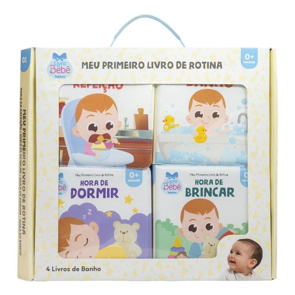 Meu Primeiro Livro de Rotina - BOX C/ 4 Und