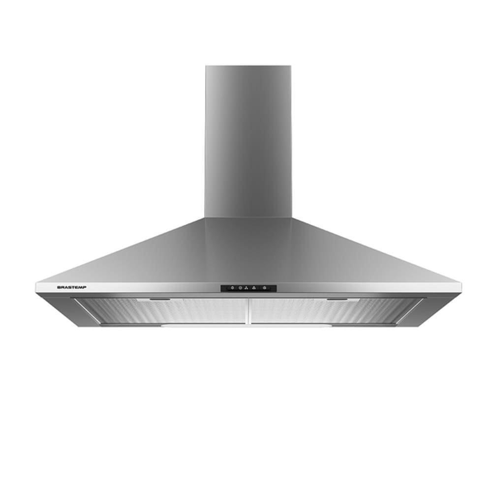 Coifa de Parede Brastemp 60cm Inox 4 Bocas com Duplo Filtro Piramidal BAI60BR 220V