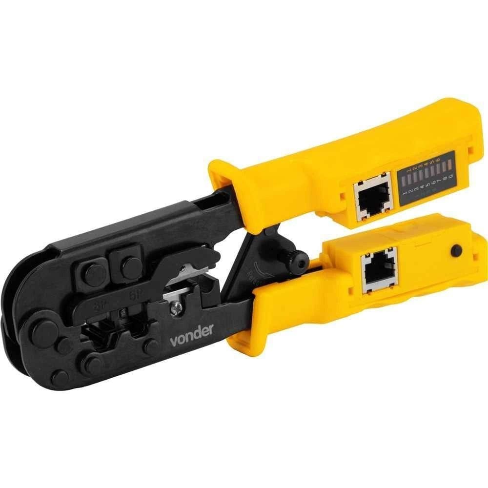 Alicate Crimpador 4 Em 1, Para Cabos De Rede E Dados, Ac 410 Vonder Ostenvonder