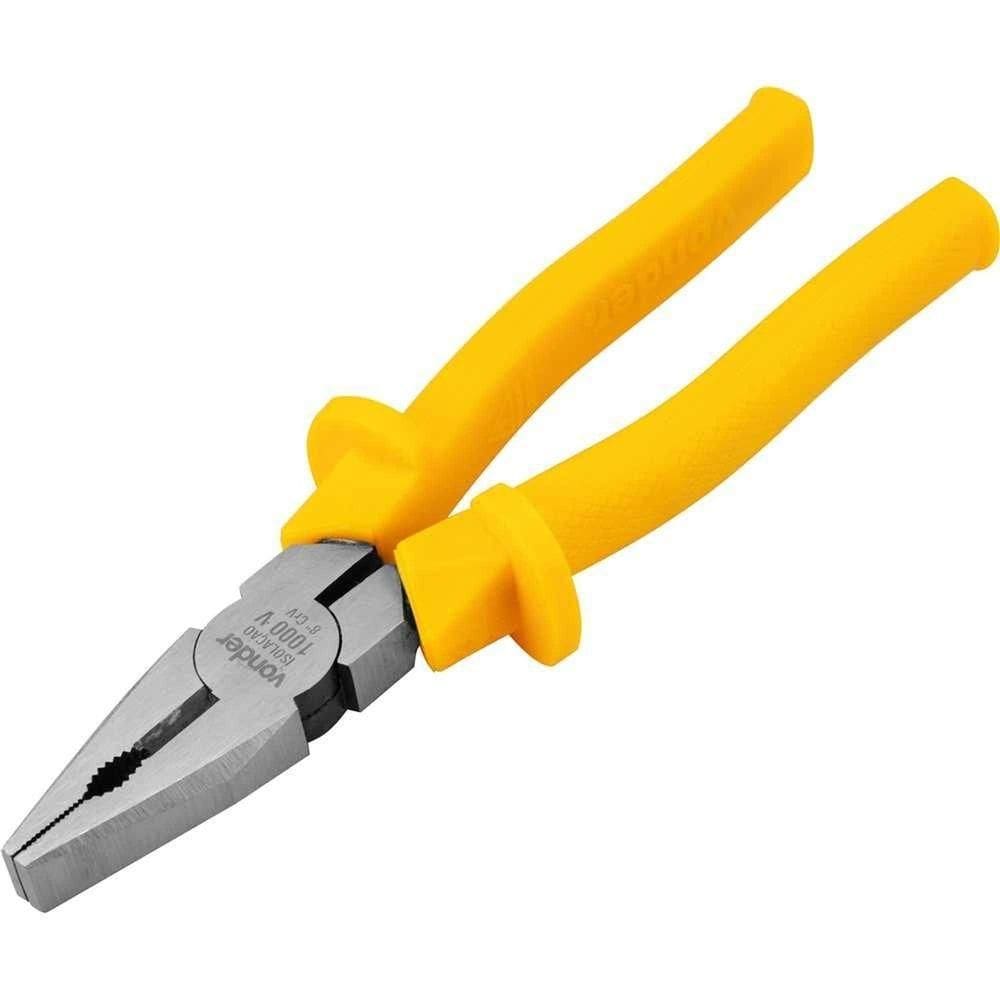 Alicate Universal 8, Cromo Vanádio, Com Isolação Até 1.000 V, Vonder Ostenvonder