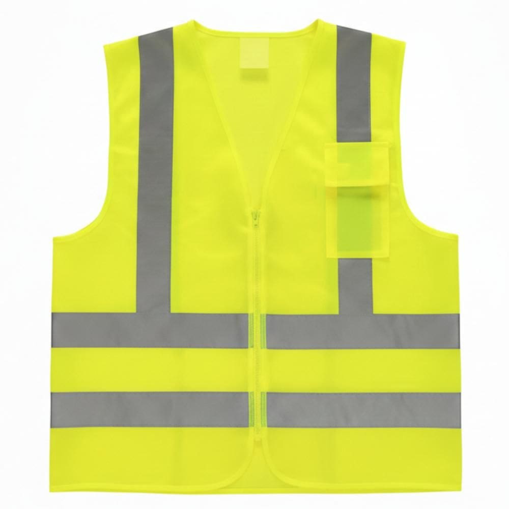 Colete de Segurança Refletivo Para Obras 1 Bolso Alta Visibilidade Volk