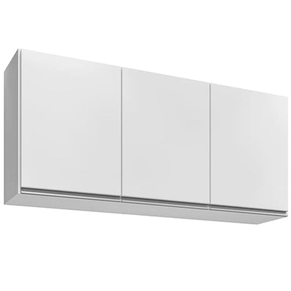 Armário Aéreo de Geladeira 3 Portas 120 cm Valência