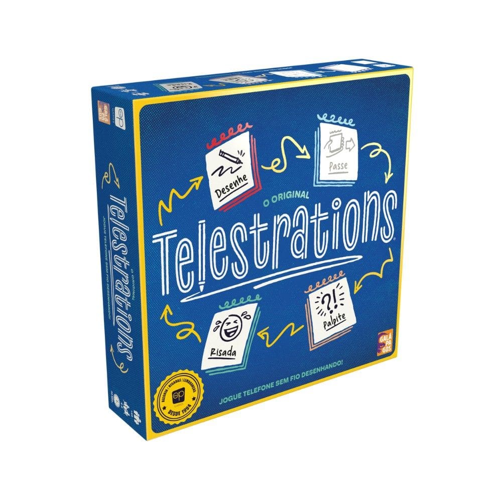 Telestrations (2ª Edição) Jogo de Tabuleiro Abstrato Galápagos Asmodee