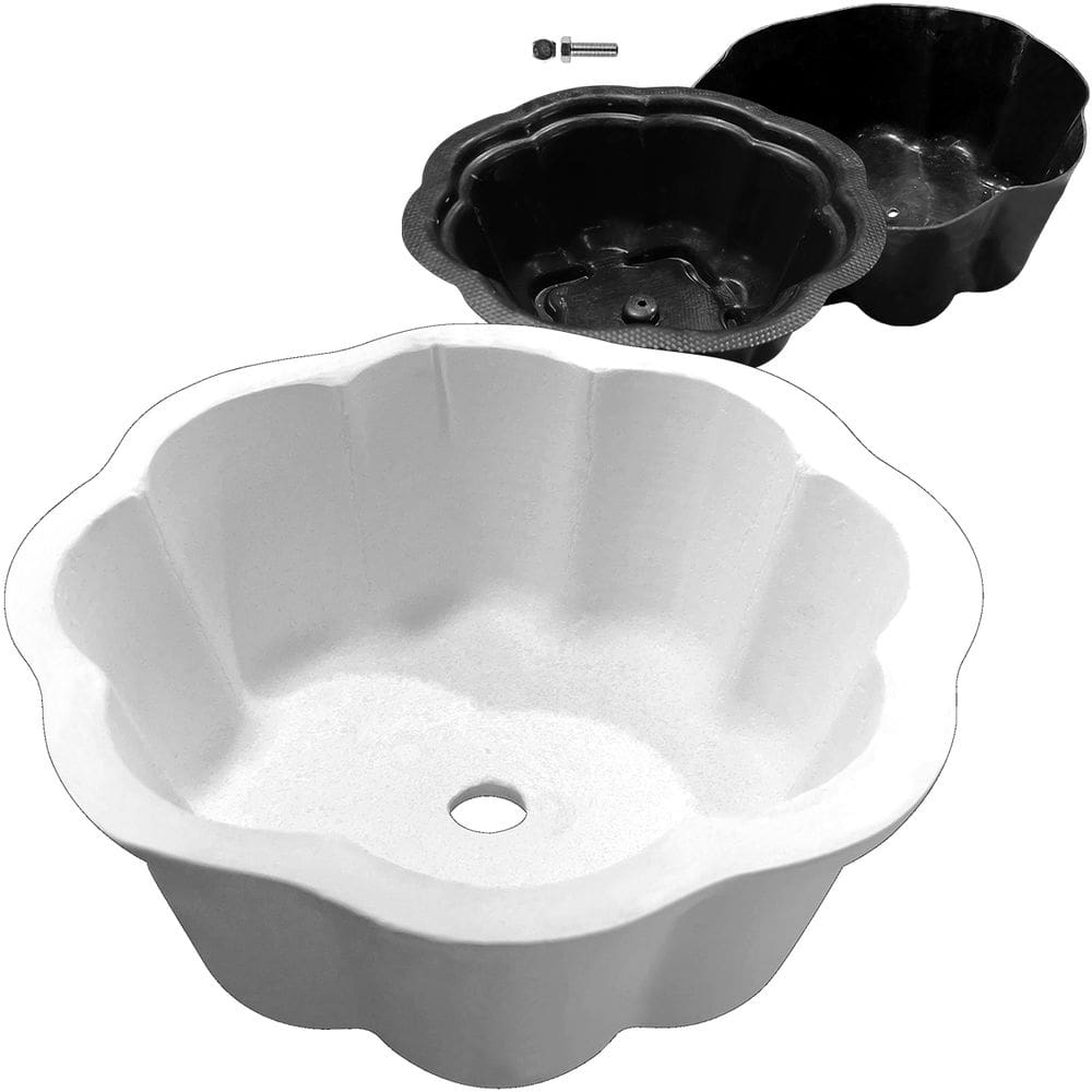 Forma 3D para Vaso Florata em ABS 2mm para Concreto, Cimento e Gesso