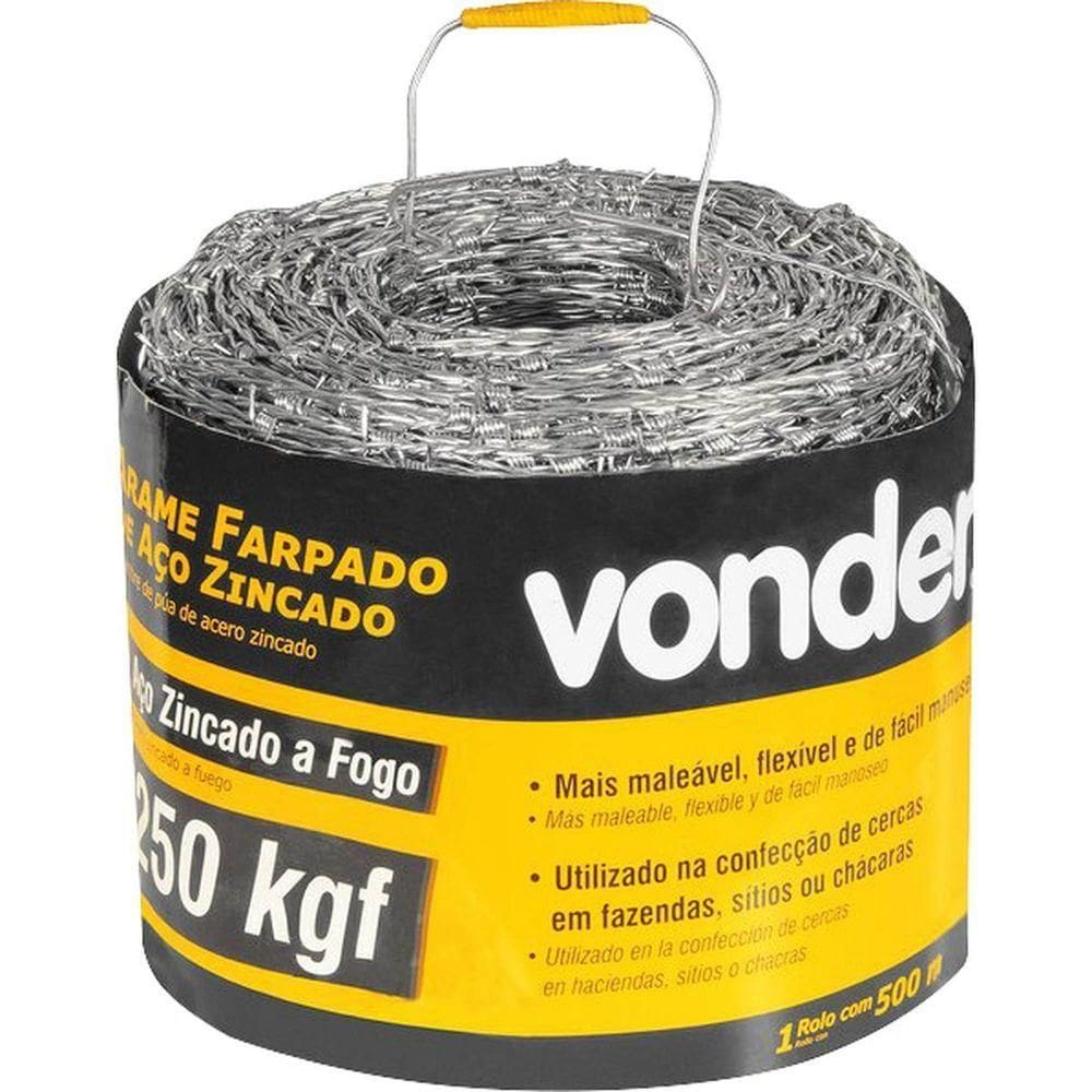 Arame Farpado 250 Kgf, 500 M, Vonder Ostenvonder