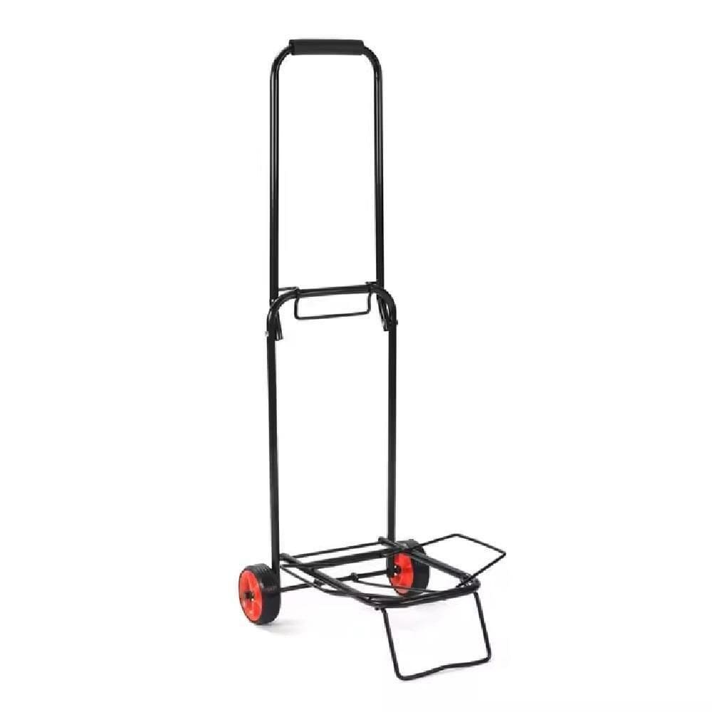 Carrinho De Mao Dobravel Maleiro Bagagem Carga Plataforma Armazem Compras Mudança Multiuso 60kg