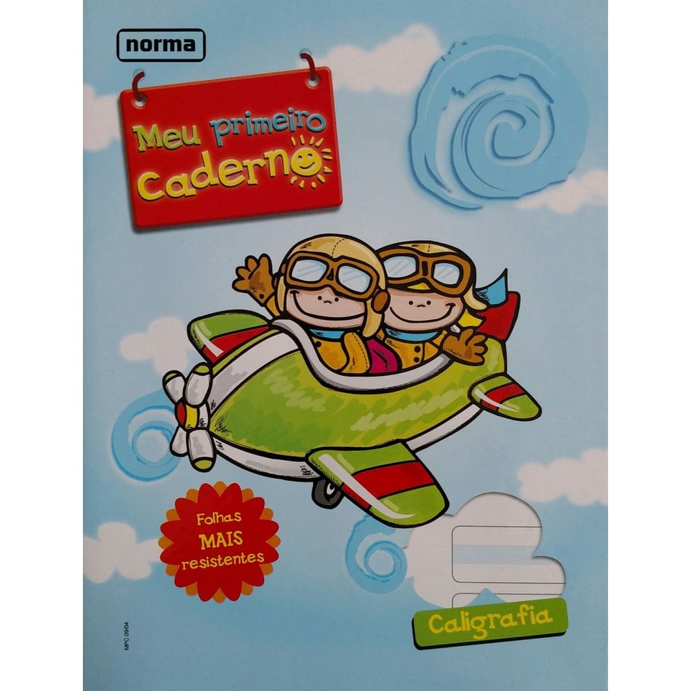 Caderno pedagógico caligrafia meu primeiro caderno 40 folhas