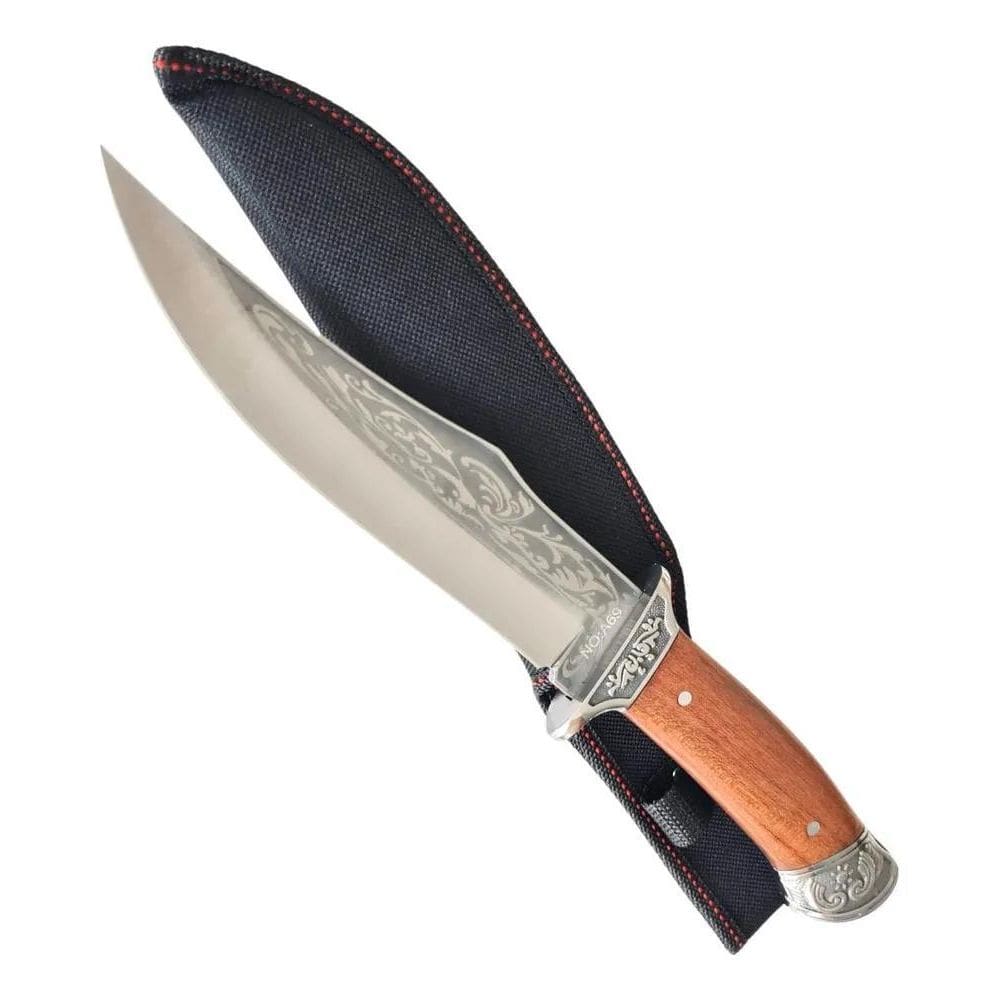 2X Faca Cabo Artesanal Churrasco Afiada Bainha