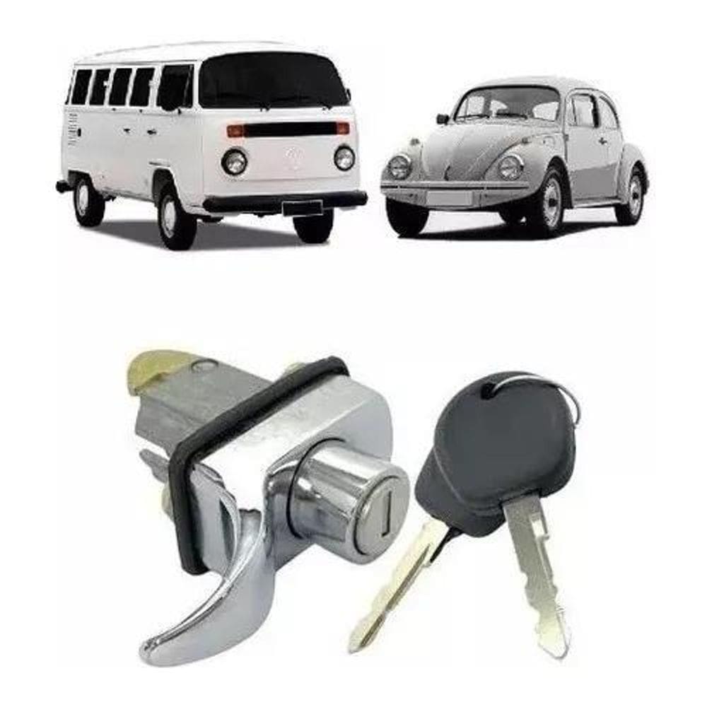 2X Maçaneta Fechadura Tampa Traseira Motor Fusca Kombi Croma