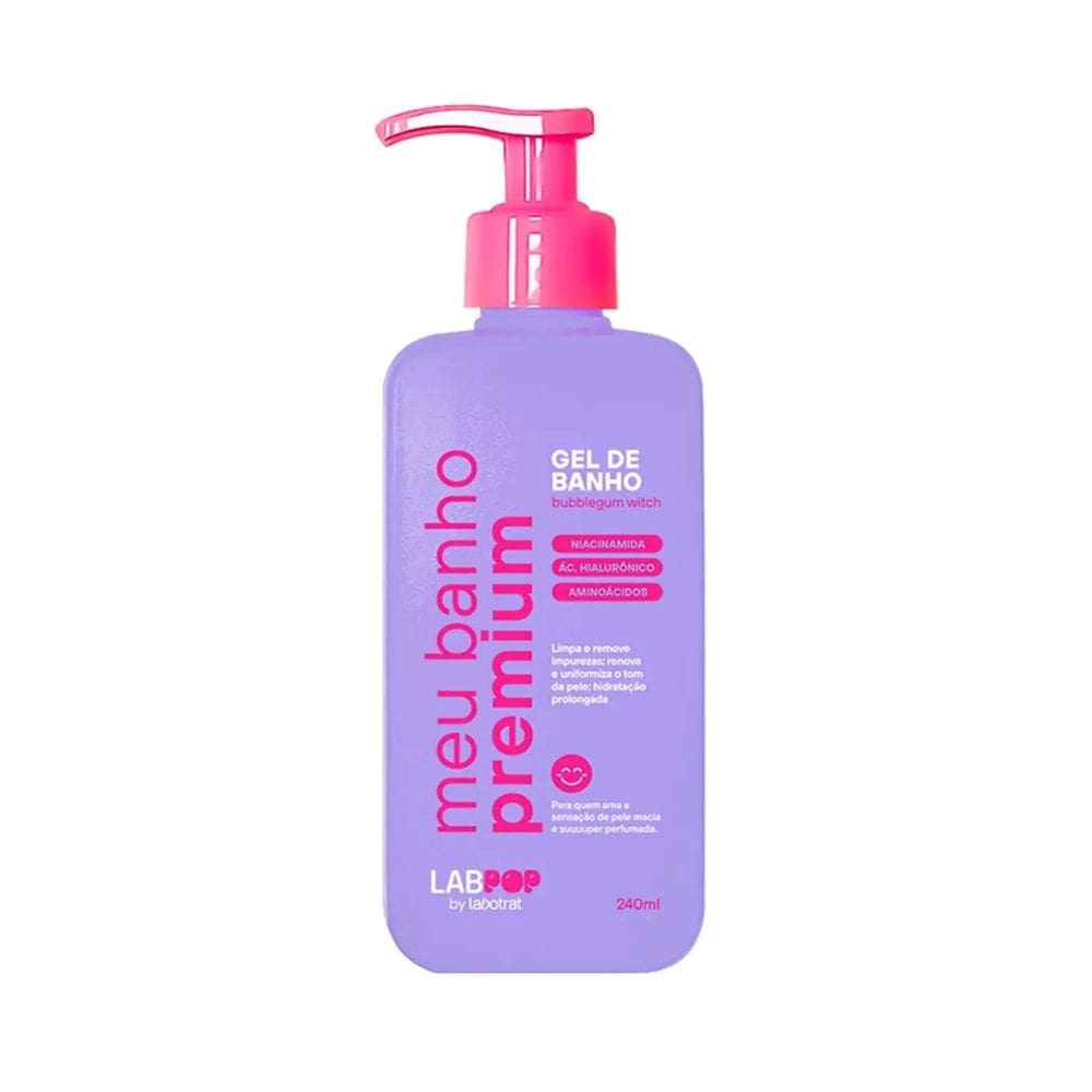 Gel De Banho Premium Bubblegum Witch Labpop 240Ml