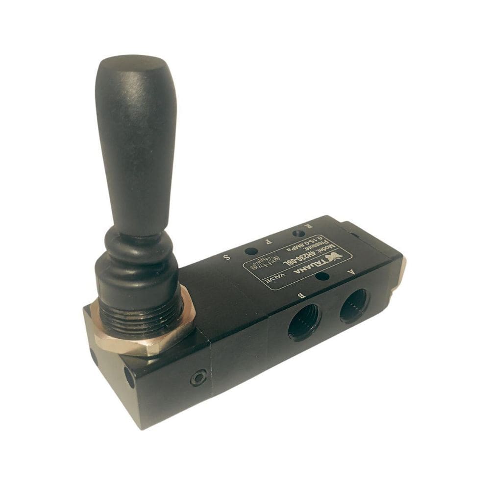Válvula Joystick Pneumatica 5/3 Vias Alavanca Trava 1/4 Pn