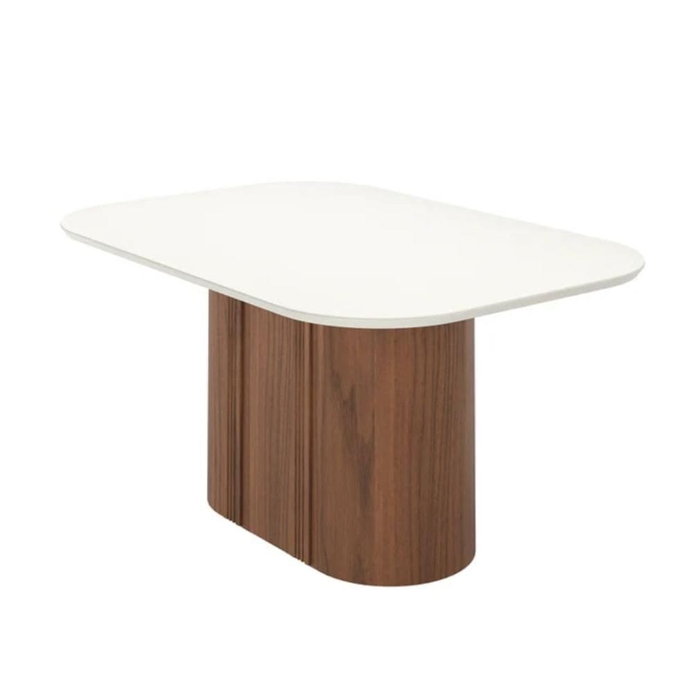 Mesa de Jantar Apartamento Kalina 6 Lugares Cozinha