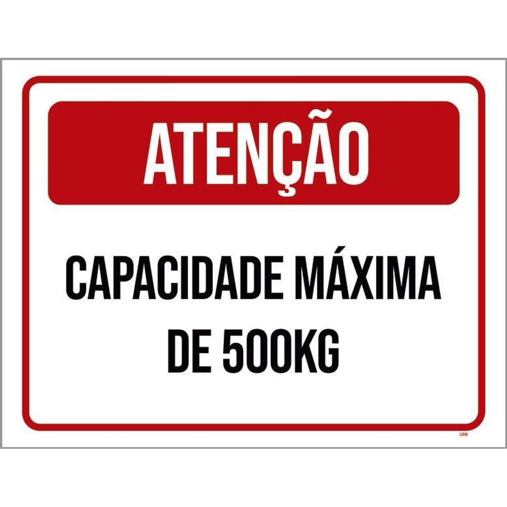 Placa Acm Capacidade Máxima 500Kg 18X23