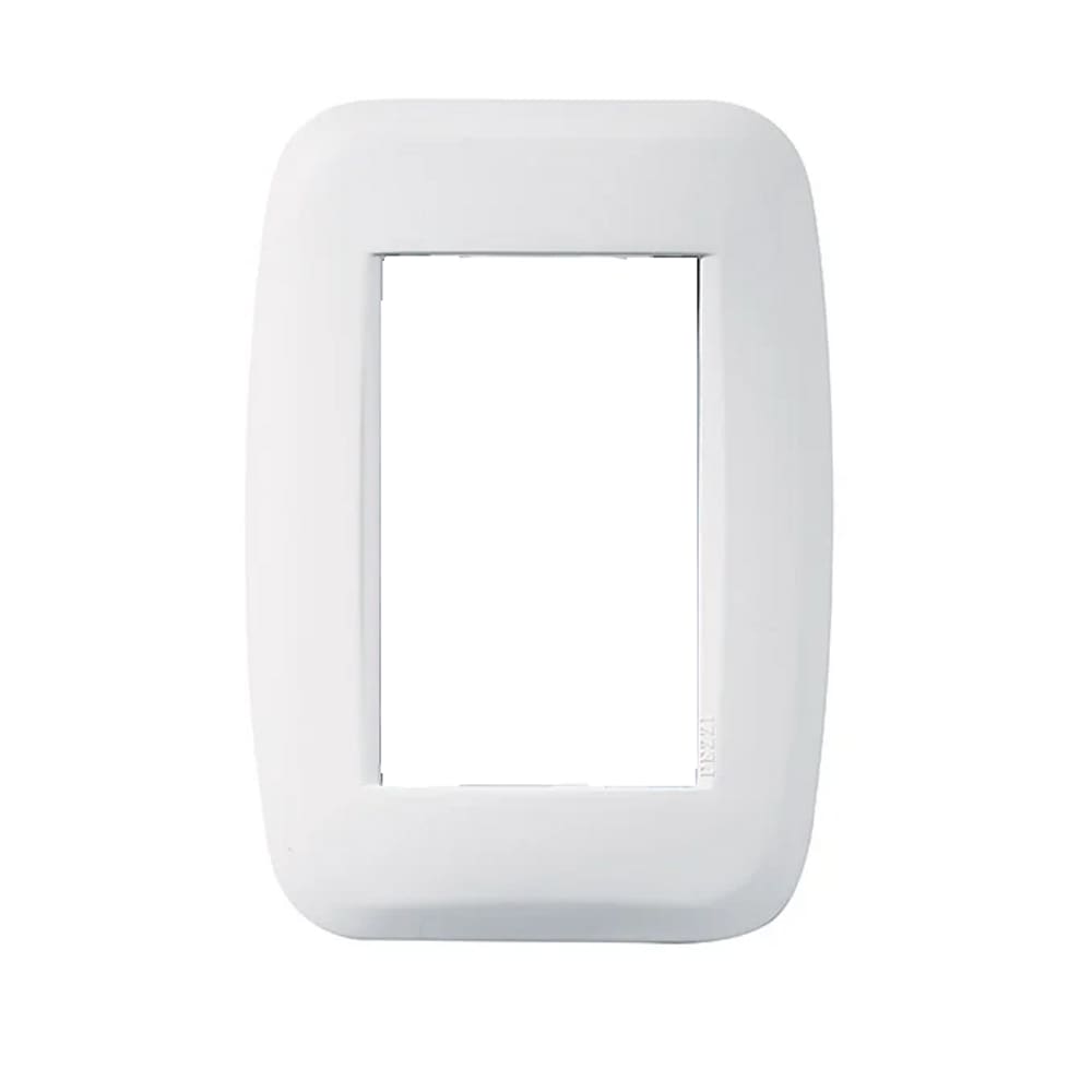 Placa Frontal Tomada 2X4 Classica Branca 50100 - Pezzi