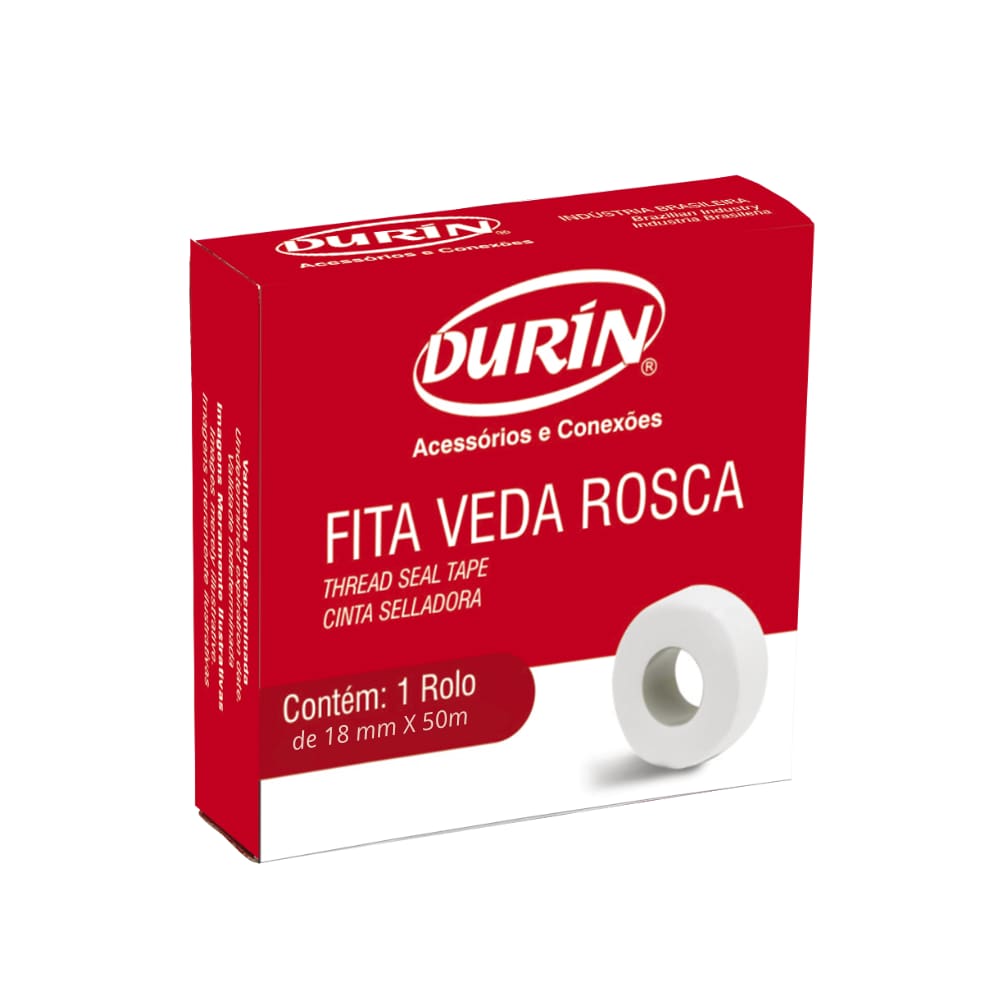 30 Unidades Fita Veda Rosca Durín