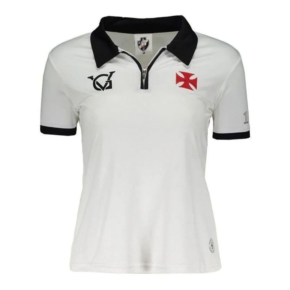 Camisa Polo Feminina Vasco Da Gama Camiseta Cruz  de Malta 14914