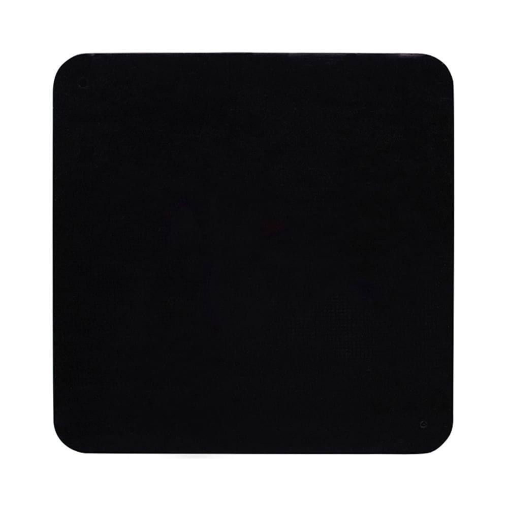Tapete Culinário Liso Quadrado 34x34 Preto em Silicone