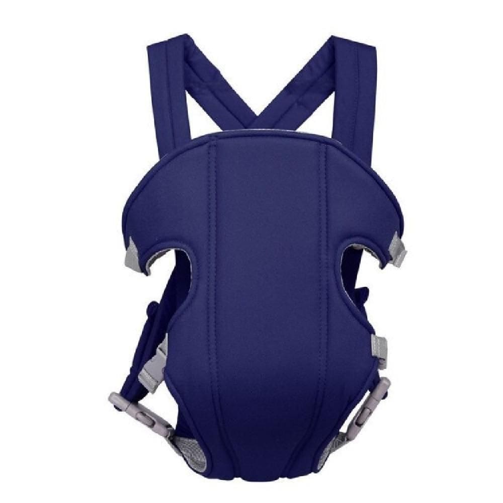 Canguru Carrega Bebê 3 Em 1 Azul Marinho Com Alças Acolchoadas E Ajuste Seguro – Conforto Para 3 A 16 Meses