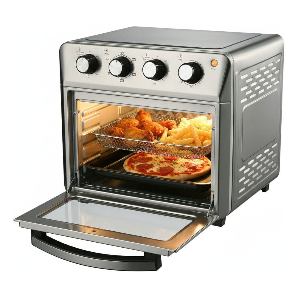 Forno Fritadeira Air Fryer Inox 7 Funcoes 1600w 26l 127v Inox 127v