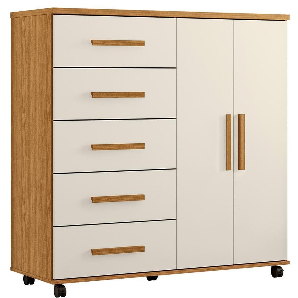 Cômoda Toronto 2 Portas e 5 Gavetas - Móveis Albatroz