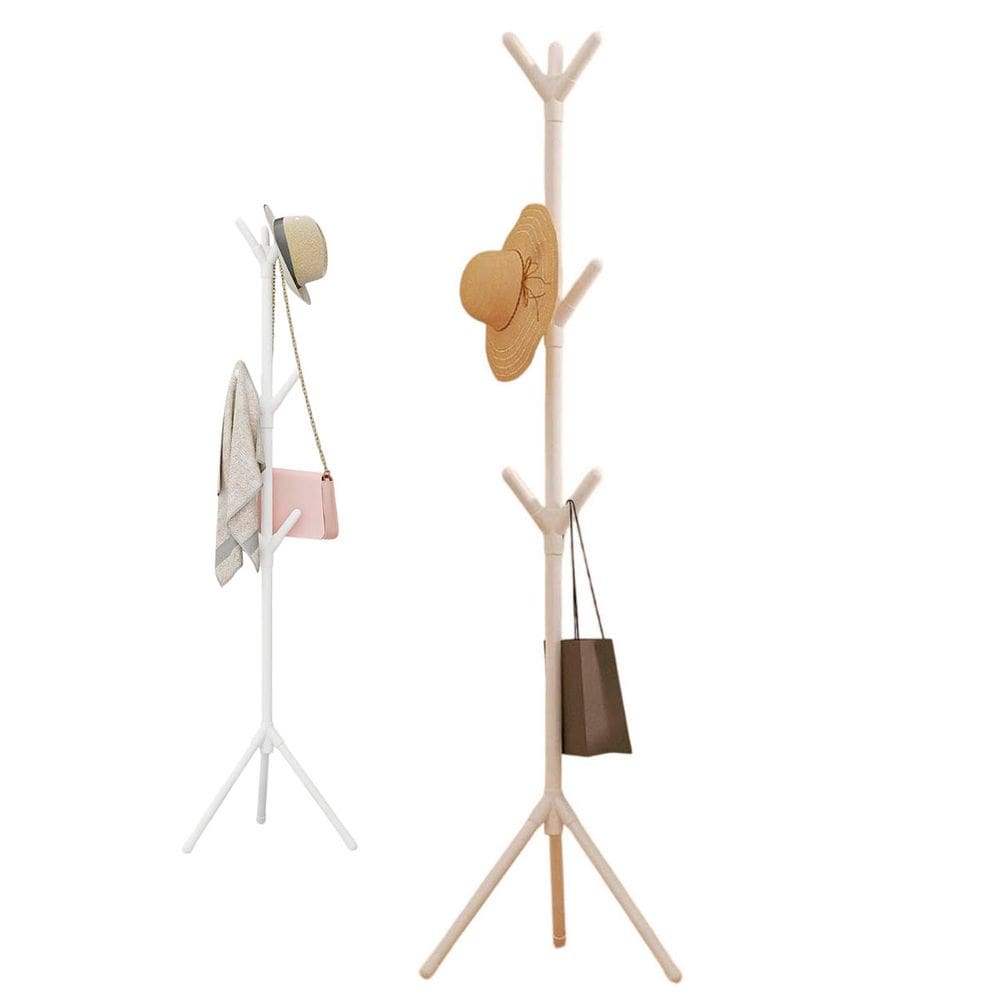 Mancebo Arara Cabideiro 9 Ganchos Organizador Porta Bolsa Chapeu Roupa Casaco Organizaçao Quarto Closet Banheiro