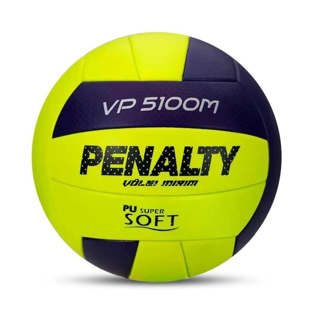 Bola Vôlei Penalty Vp 5100 Mirim XXVI - Amarelo e Roxo